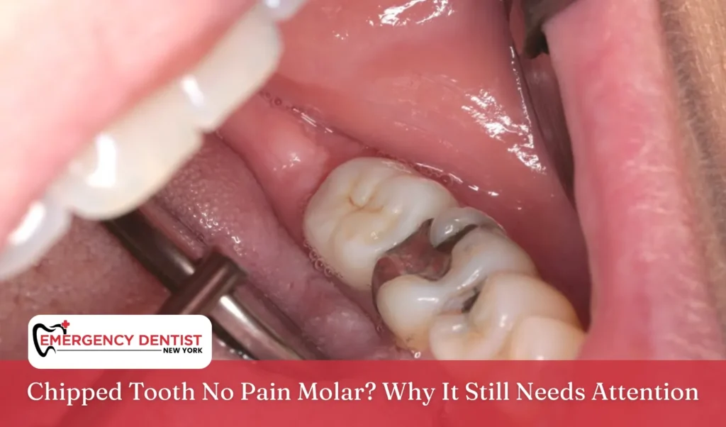 Chipped Tooth No Pain Molar Why It Still Needs Attention